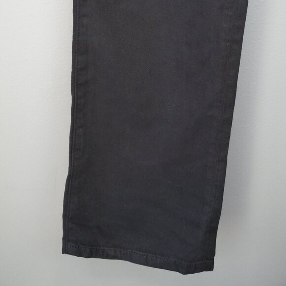New Ag Adriano Goldschmied Everett Slim Straight Pants in Super Black size 34x32 - Picture 8 of 16